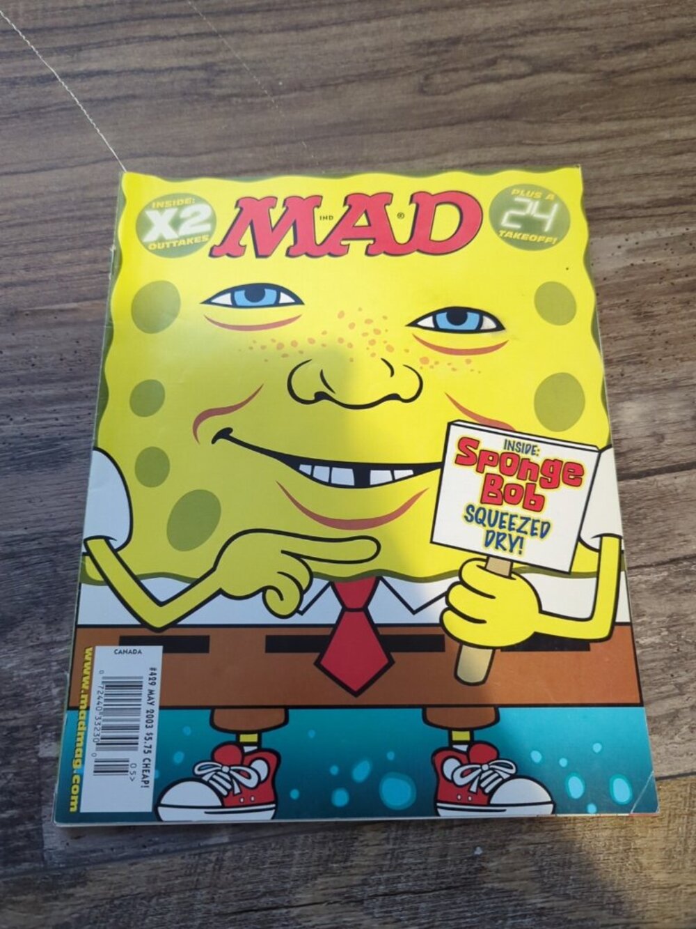 MAD Magazine #429 EC Comics 2003 'Sponge Bob'